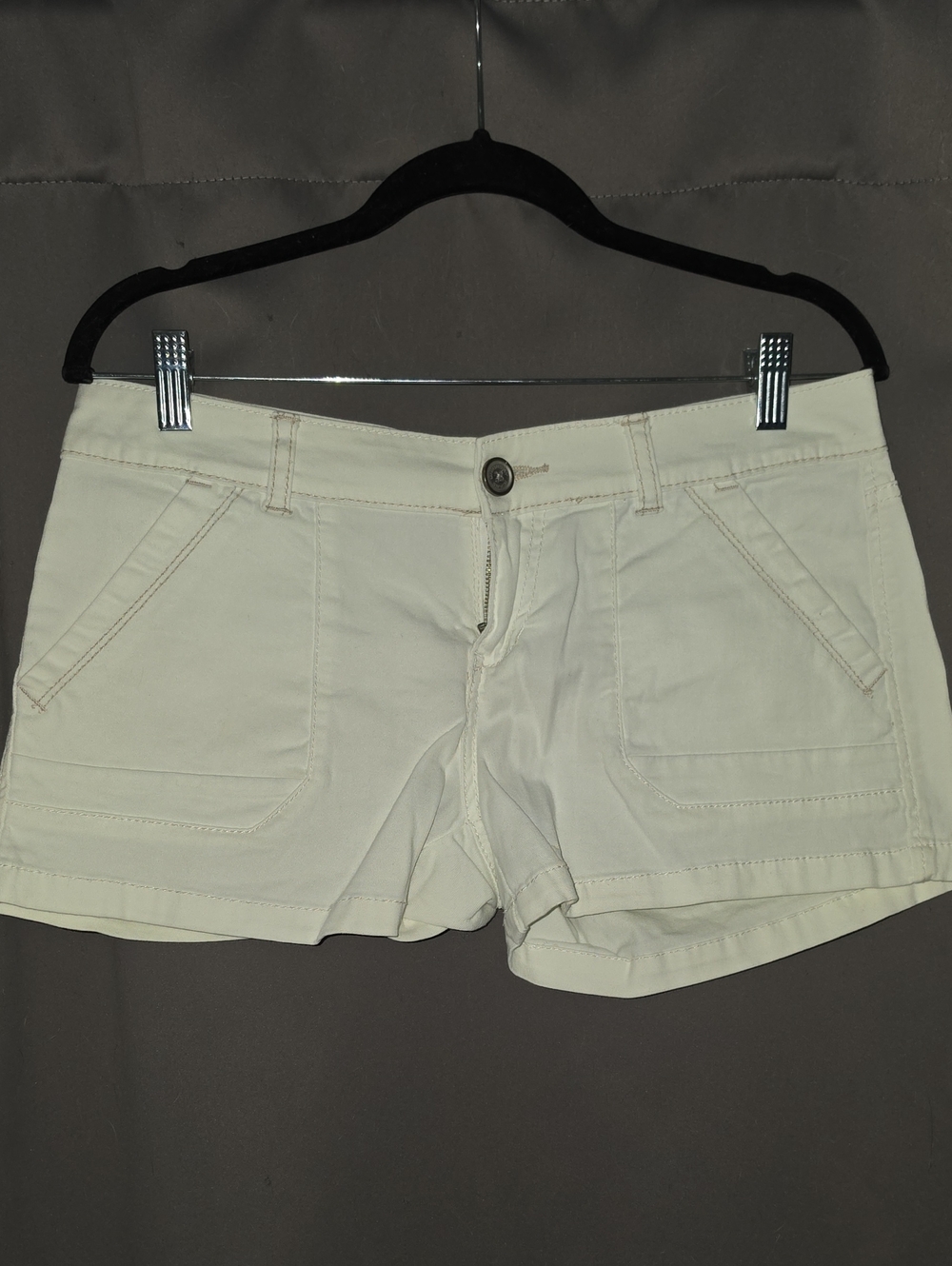 UNIONBAY High-Waist Cream Women's Casual Shorts